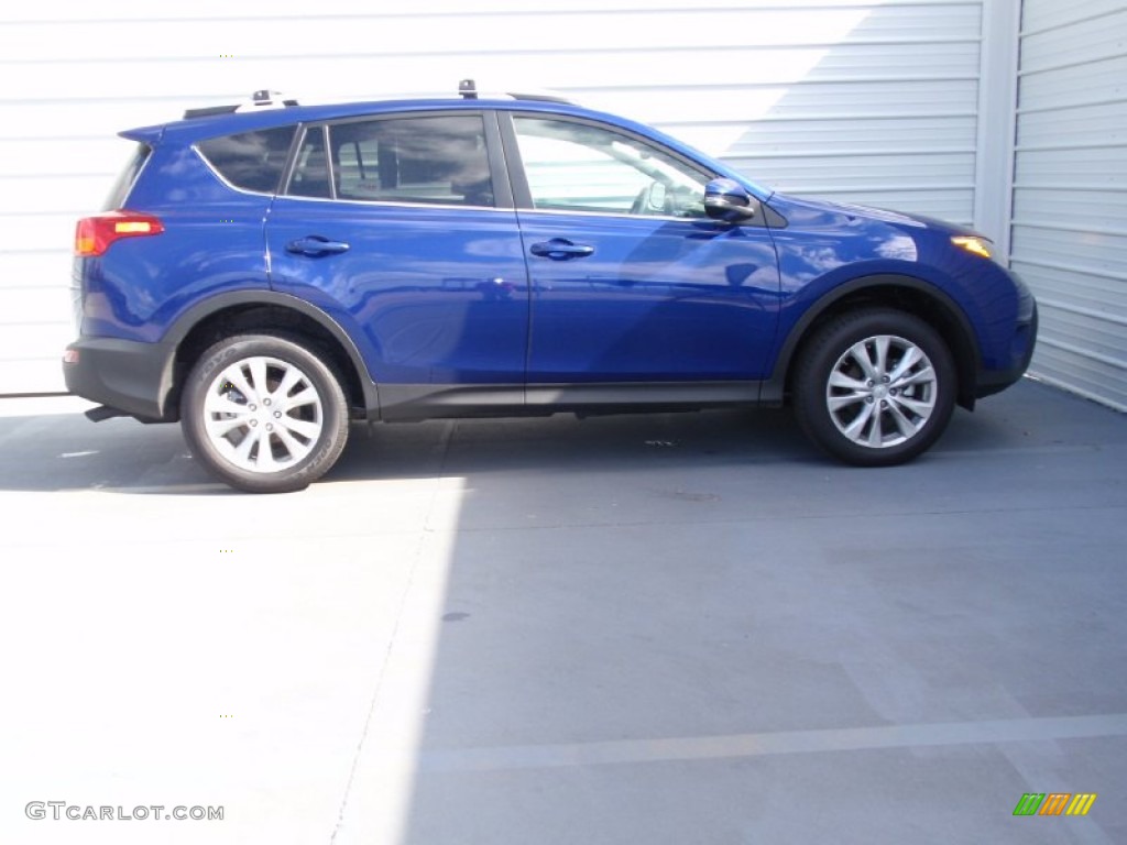 2014 RAV4 Limited - Blue Crush Metallic / Black photo #3