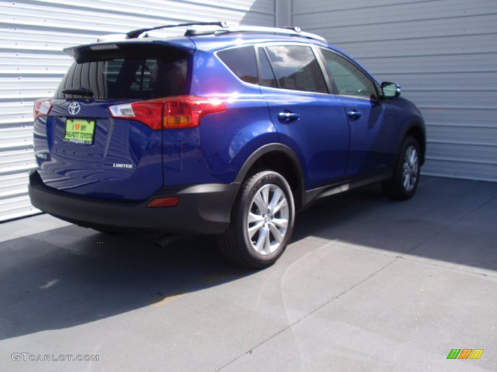 2014 RAV4 Limited - Blue Crush Metallic / Black photo #4