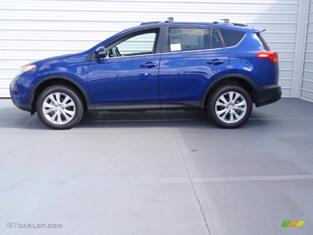 Blue Crush Metallic 2014 Toyota RAV4 Limited Exterior Photo #91570361