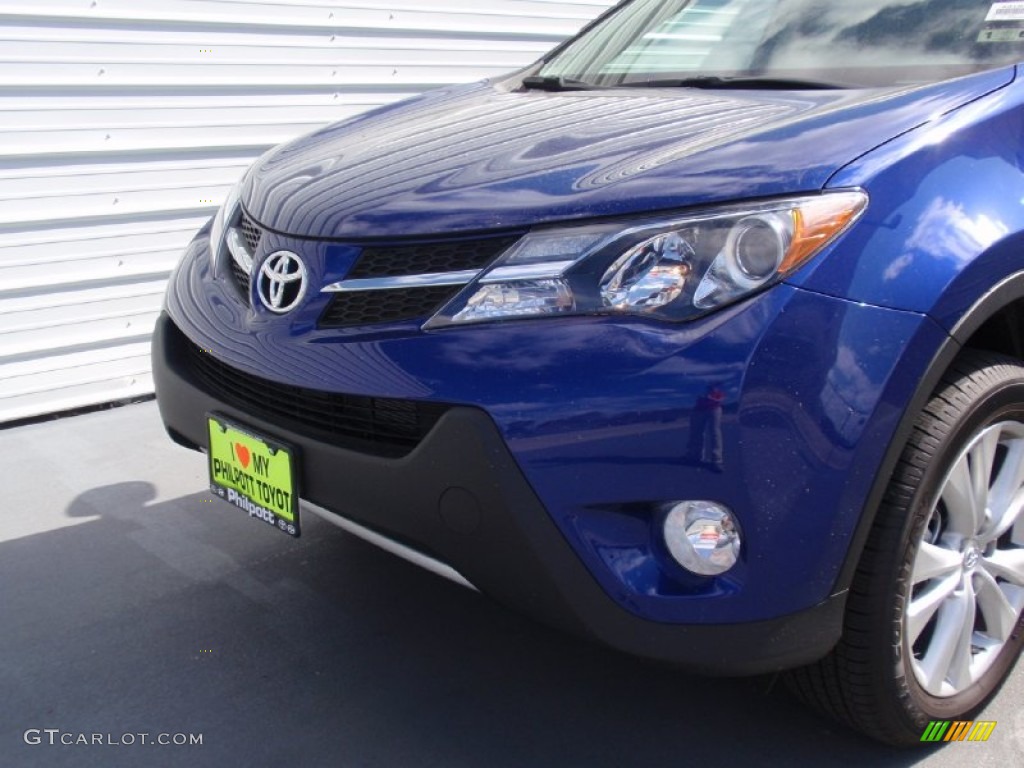 2014 RAV4 Limited - Blue Crush Metallic / Black photo #12