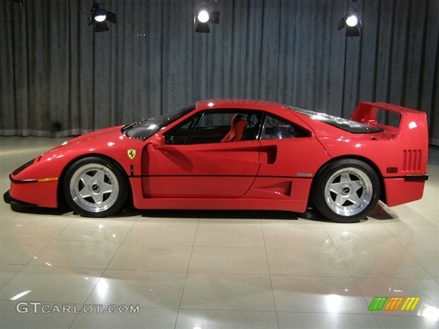 1990 Ferrari F40, Red / Red Interior, Profile 1990 Ferrari F40 Standard F40 Model Parts