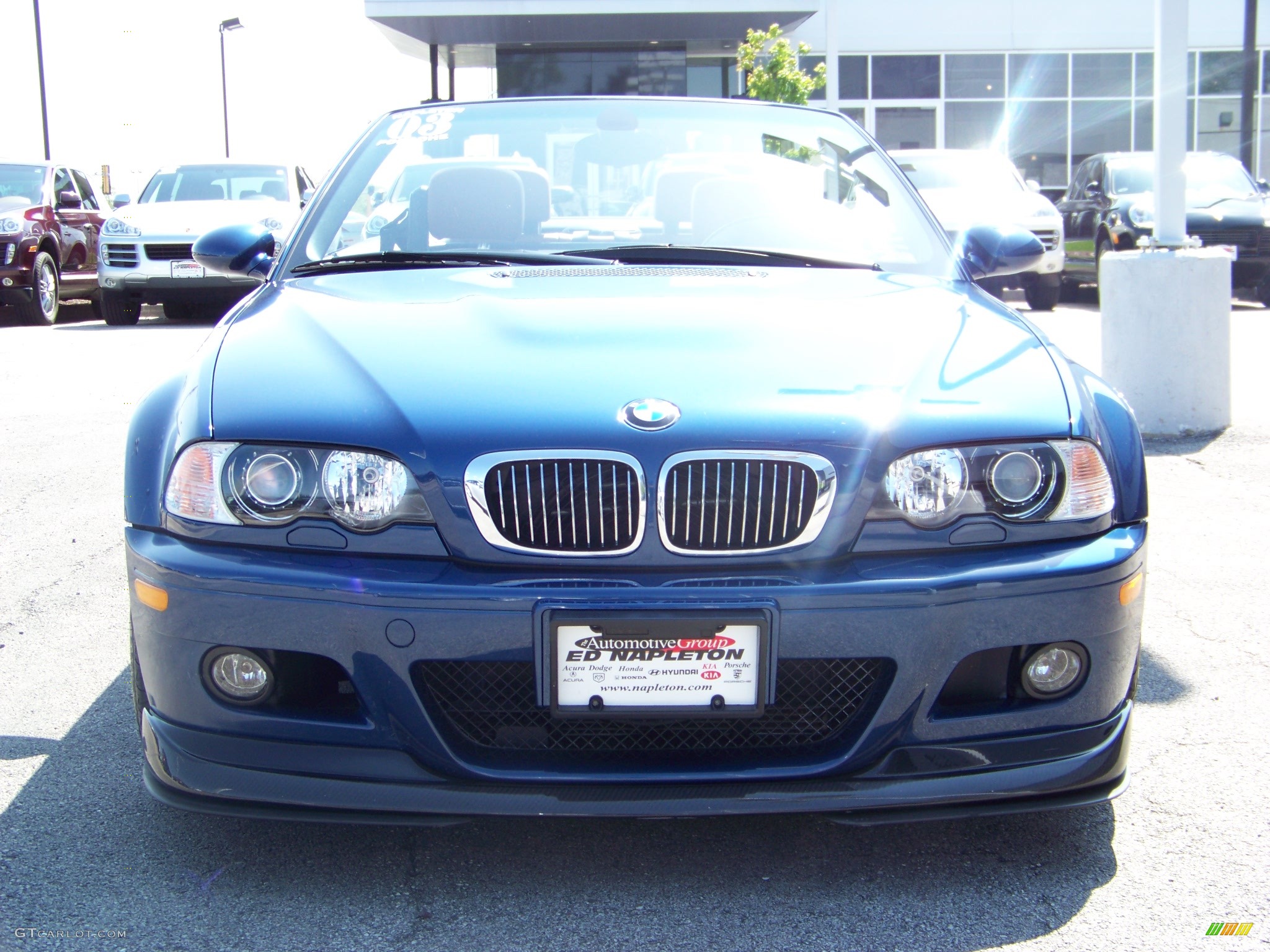 2003 M3 Dinan Convertible - Topaz Blue Metallic / Cinnamon photo #2