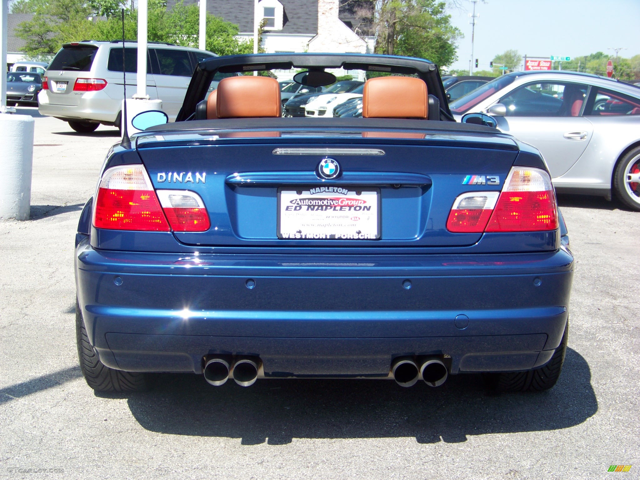 2003 M3 Dinan Convertible - Topaz Blue Metallic / Cinnamon photo #6