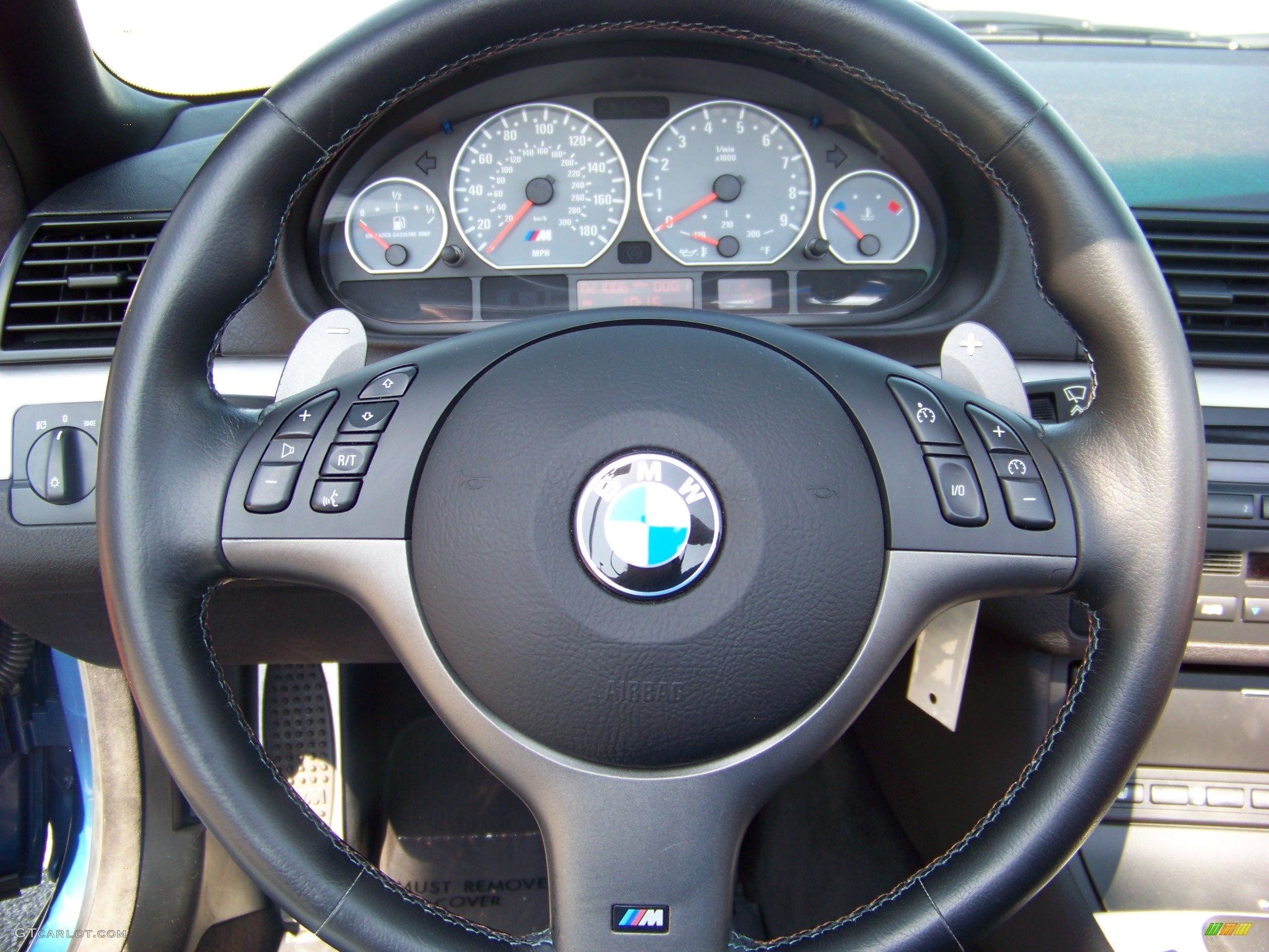 2003 M3 Dinan Convertible - Topaz Blue Metallic / Cinnamon photo #11