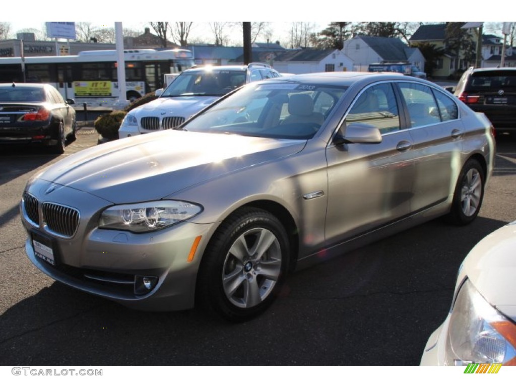 2013 5 Series 528i xDrive Sedan - Cashmere Silver Metallic / Venetian Beige photo #6