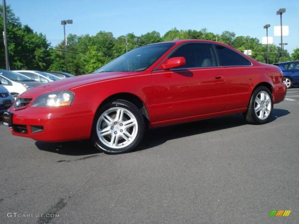 2003 CL 3.2 Type S - San Marino Red / Parchment photo #2