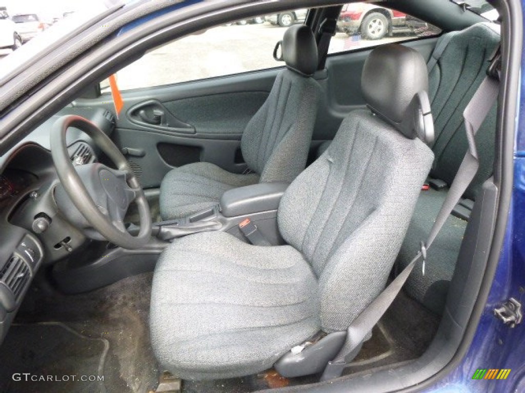 Graphite Gray Interior 2003 Chevrolet Cavalier Coupe Photo #91574774
