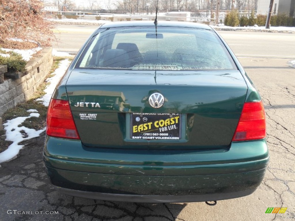 2000 Jetta GLS Sedan - Bright Green Pearl / Gray photo #5