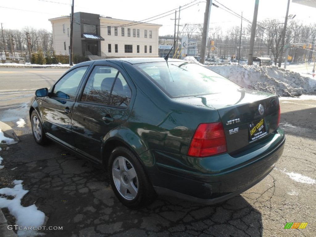 2000 Jetta GLS Sedan - Bright Green Pearl / Gray photo #6