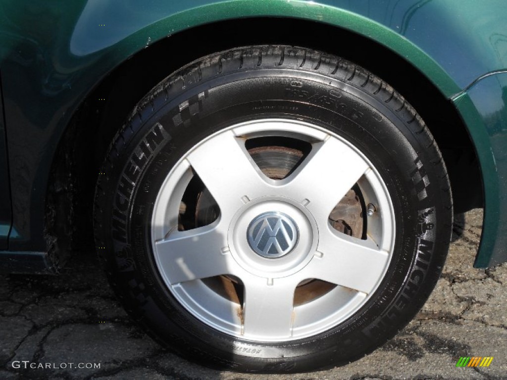 2000 Jetta GLS Sedan - Bright Green Pearl / Gray photo #7