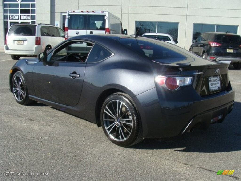 2013 BRZ Limited - Dark Grey Metallic / Black Leather/Alcantara photo #7