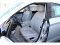 2010 BMW 5 Series Everest Gray Dakota Leather Interior Front Seat Photo