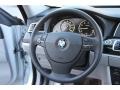 Everest Gray Dakota Leather Steering Wheel Photo for 2010 BMW 5 Series #91575704