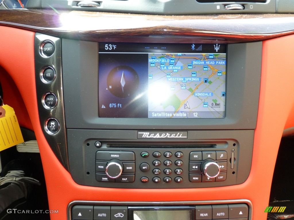2014 Maserati GranTurismo Convertible GranCabrio Sport Controls Photo #91576190