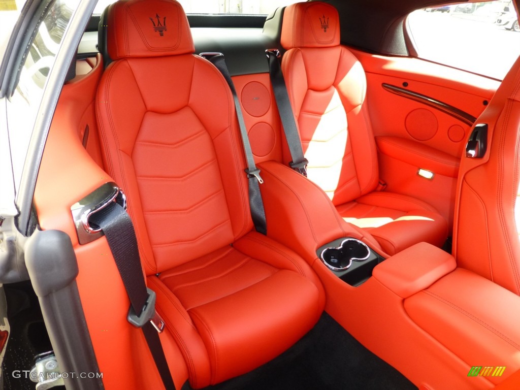 2014 Maserati GranTurismo Convertible GranCabrio Sport Rear Seat Photo #91576256