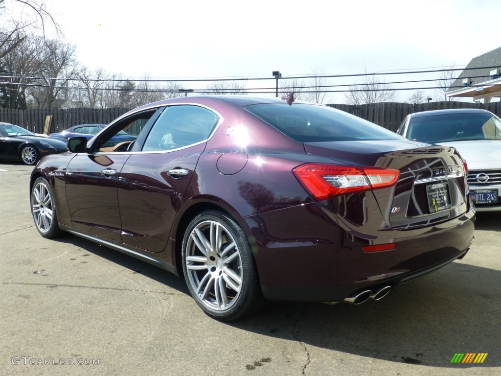 2014 Ghibli S Q4 - Rosso Folgore (Dark Red) / Cuoio photo #4