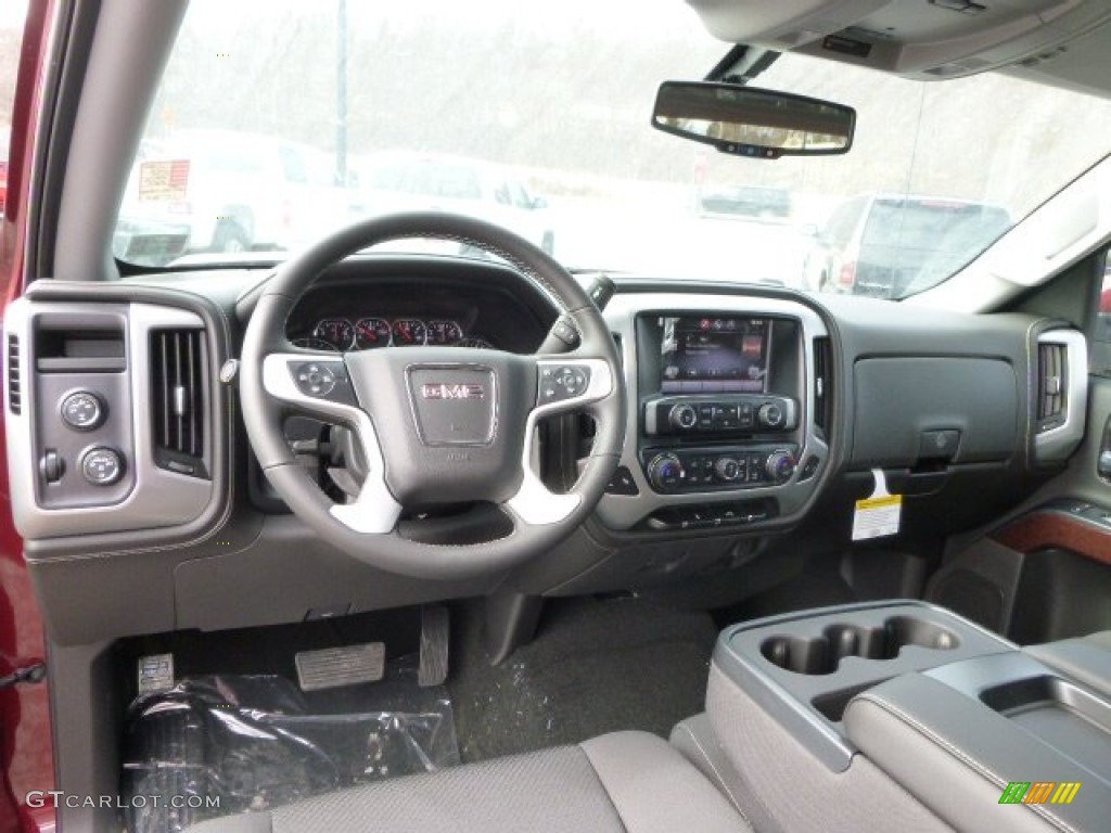 2014 Sierra 1500 SLE Crew Cab 4x4 - Sonoma Red Metallic / Jet Black photo #12