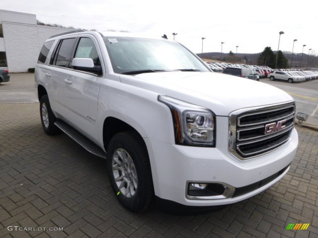 Summit White 2015 GMC Yukon SLE 4WD Exterior Photo #91577418