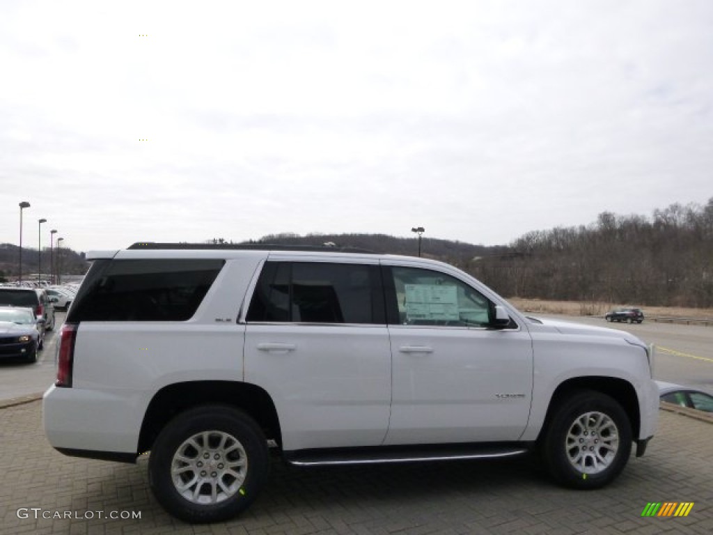 Summit White 2015 GMC Yukon SLE 4WD Exterior Photo #91577435