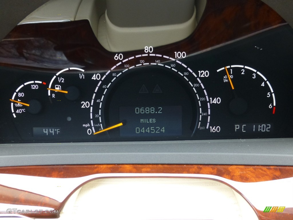 2006 Mercedes-Benz S 500 4Matic Sedan Gauges Photo #91577450