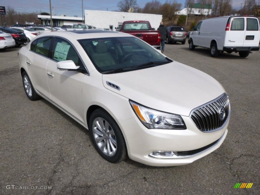 White Diamond Tricoat 2014 Buick LaCrosse Leather Exterior Photo #91577757