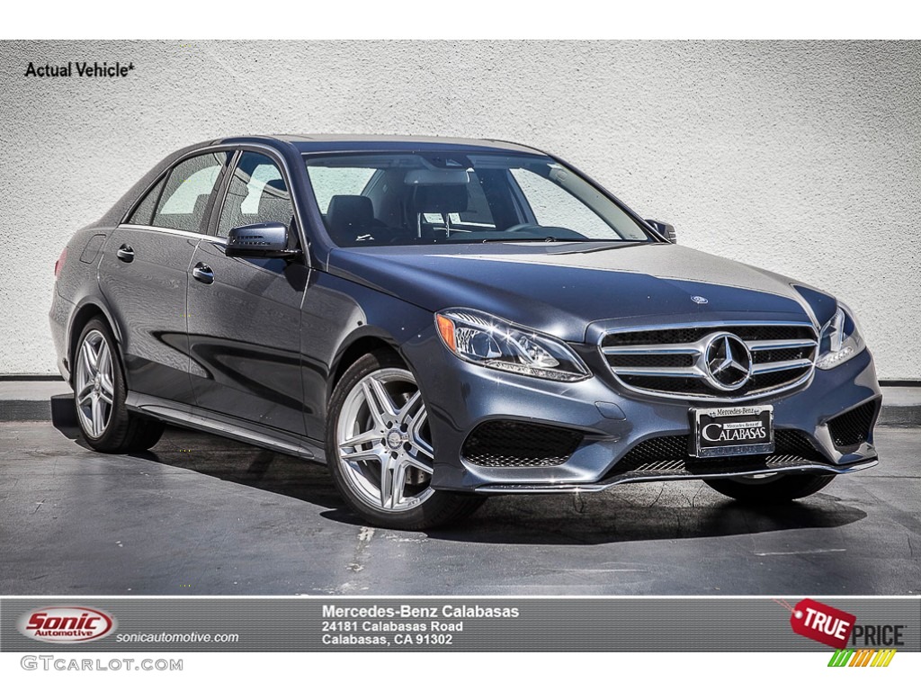 2014 E 350 Sport Sedan - Steel Gray Metallic / Black photo #1