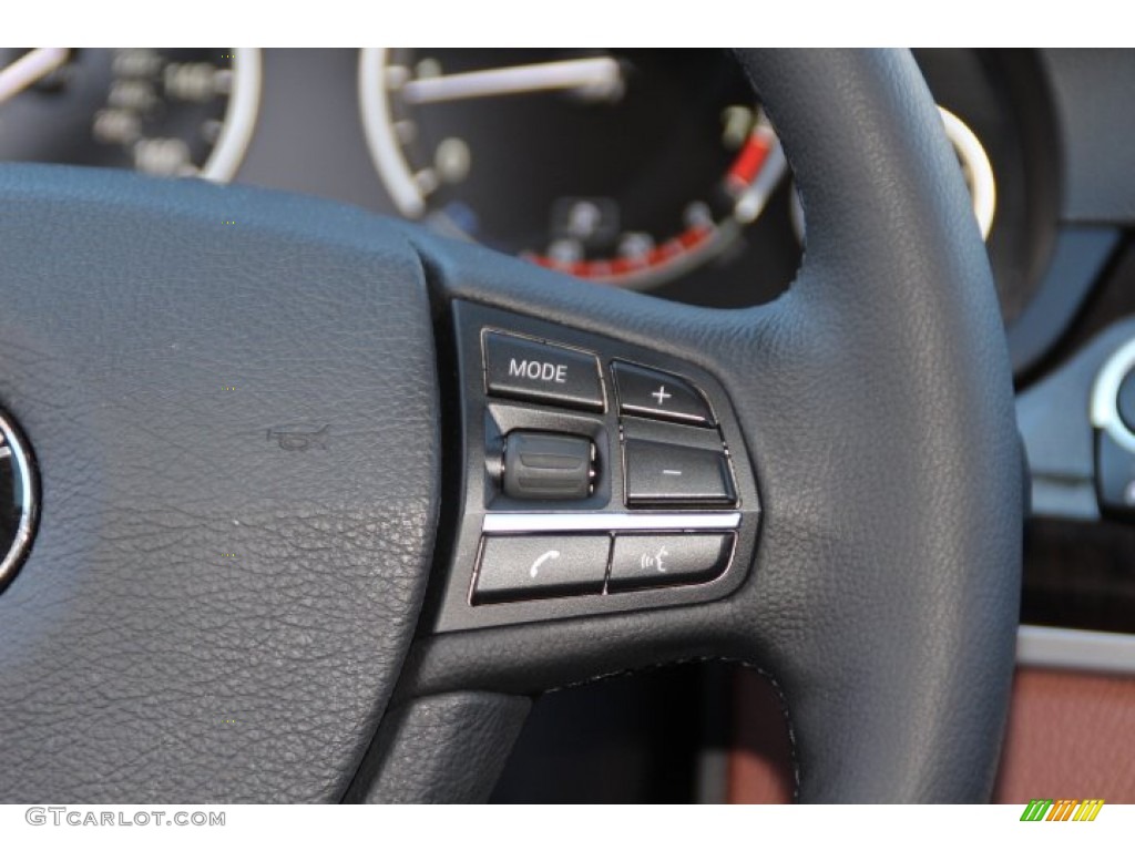 2014 5 Series 528i xDrive Sedan - Imperial Blue Metallic / Cinnamon Brown photo #17