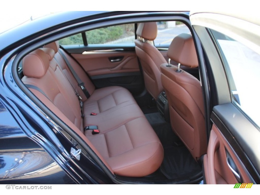 Cinnamon Brown Interior 2014 BMW 5 Series 528i xDrive Sedan Photo #91579175