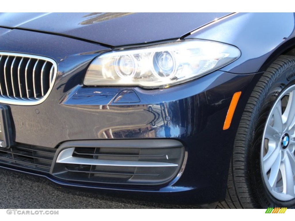 2014 5 Series 528i xDrive Sedan - Imperial Blue Metallic / Cinnamon Brown photo #29