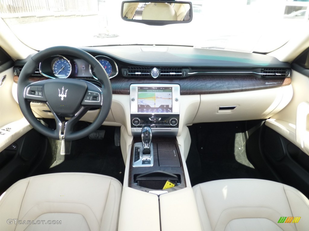 2014 Maserati Quattroporte S Q4 AWD Sabbia Dashboard Photo #91579322