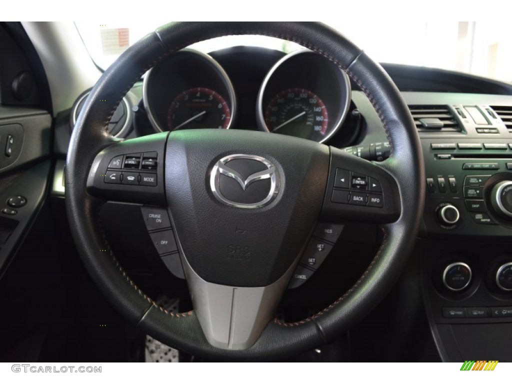 2012 MAZDA3 MAZDASPEED3 - Black Mica / MAZDASPEED Black/Red photo #18