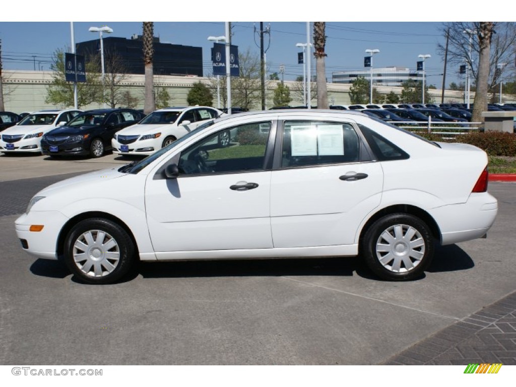 Cloud 9 White 2007 Ford Focus ZX4 S Sedan Exterior Photo #91579556