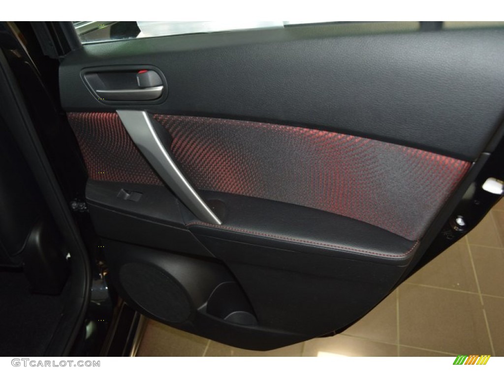2012 MAZDA3 MAZDASPEED3 - Black Mica / MAZDASPEED Black/Red photo #26