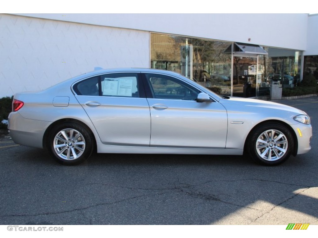 Glacier Silver Metallic 2014 BMW 5 Series 528i xDrive Sedan Exterior Photo #91581056