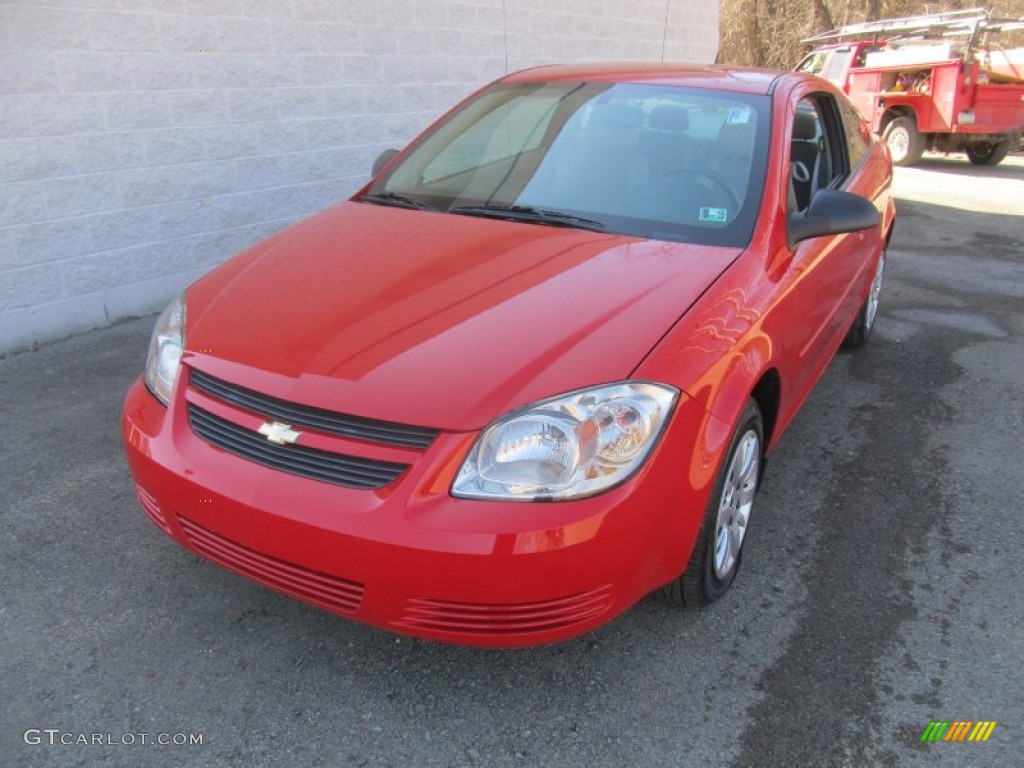 2010 Cobalt LS Coupe - Victory Red / Gray photo #9