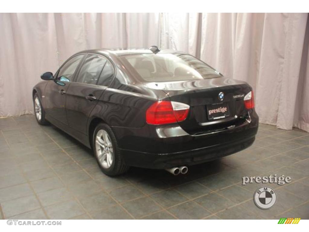 2008 3 Series 328xi Sedan - Jet Black / Black photo #3