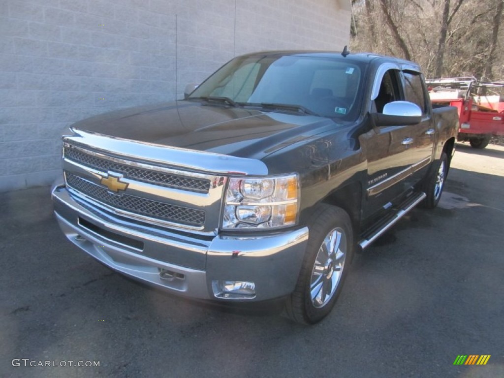 2013 Silverado 1500 LT Crew Cab 4x4 - Fairway Metallic / Ebony photo #11