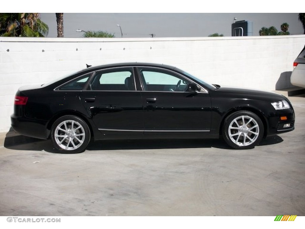 Brilliant Black 2009 Audi A6 3.2 Sedan Exterior Photo #91582115