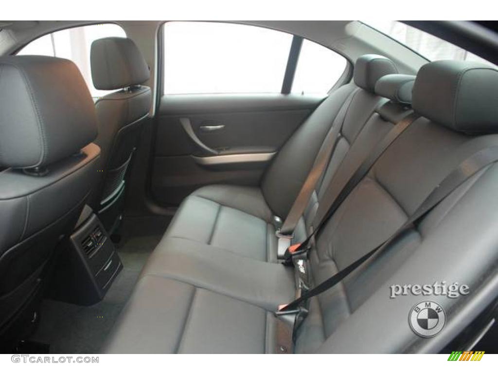 2008 3 Series 328xi Sedan - Jet Black / Black photo #12