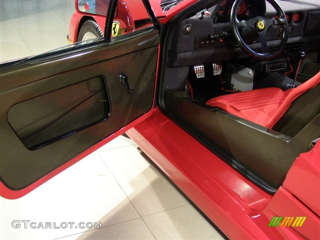 1990 Ferrari F40 Standard F40 Model Interior Color Photos