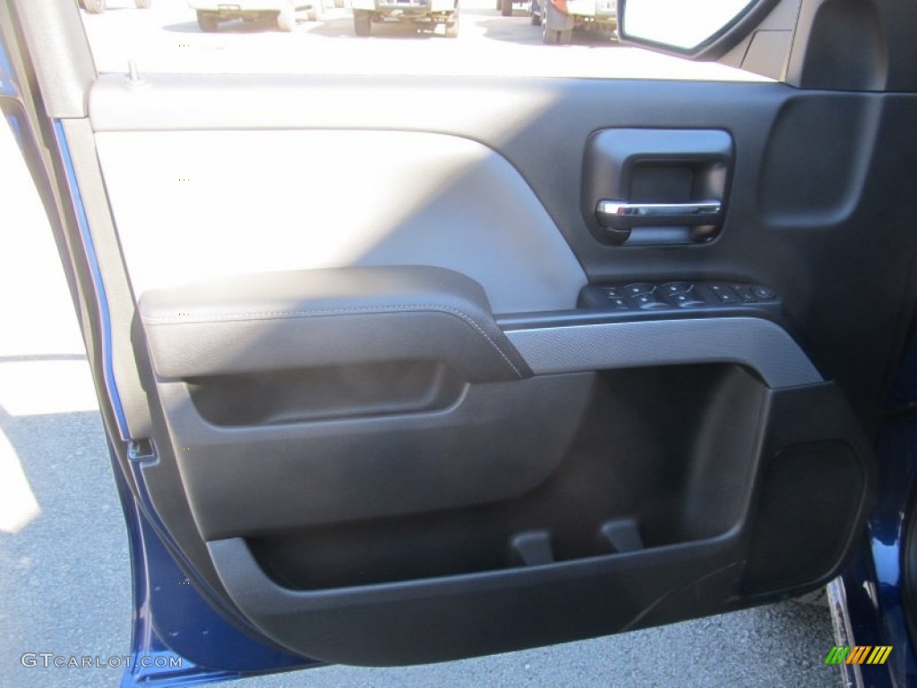 2014 Silverado 1500 LT Crew Cab 4x4 - Blue Topaz Metallic / Jet Black/Dark Ash photo #12