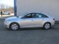 2014 Silver Ice Metallic Chevrolet Cruze LS  photo #2