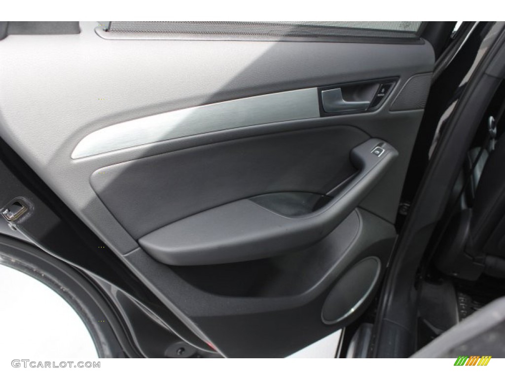 2013 Audi Q5 3.0 TFSI quattro Black Door Panel Photo #91585376