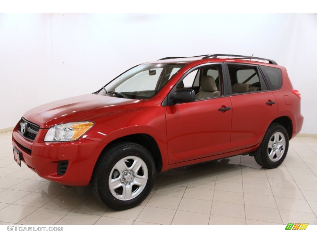 Barcelona Red Metallic 2011 Toyota RAV4 I4 4WD Exterior Photo #91585385