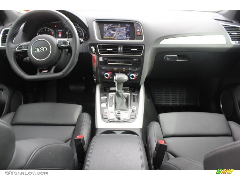 2013 Audi Q5 3.0 TFSI quattro Black Dashboard Photo #91585421