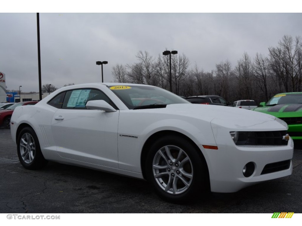 2013 Camaro LT Coupe - Summit White / Gray photo #1