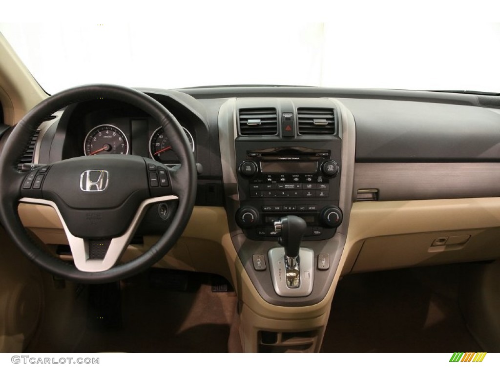 2009 CR-V EX-L 4WD - Green Tea Metallic / Ivory photo #18