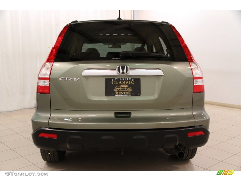 2009 CR-V EX-L 4WD - Green Tea Metallic / Ivory photo #19