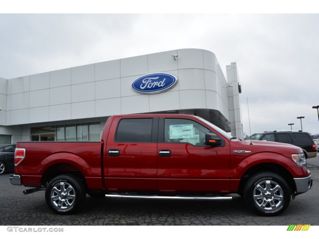 Ruby Red 2014 Ford F150 XLT SuperCrew Exterior Photo #91588718