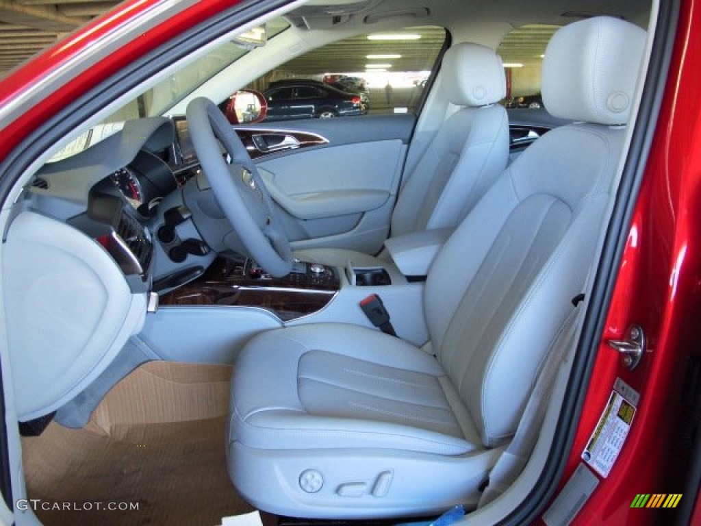 Titanium Gray Interior 2014 Audi A6 3.0 TDI quattro Sedan Photo #91589300